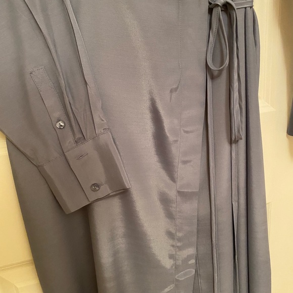 Mango wrapped Satin Dress - Picture 5 of 8